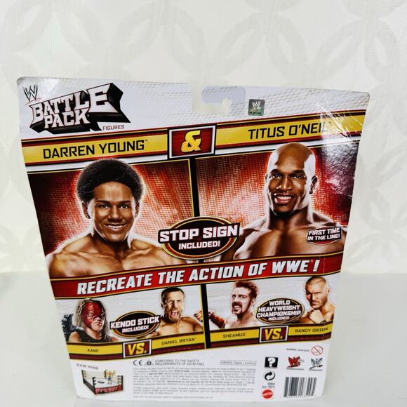 WWE MATTEL Battle Pack 21 Darren Young & Titus O’Neil First Time In Line - Picture 6 of 10
